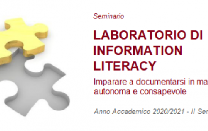 Laboratorio di Information Literacy